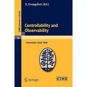 Controllability and Observability: Lectures Given at  a Summer School of the Centro Internazionale Matematico Estivo (C.I.M.E.)
