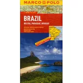 Marco Polo Map Brazil, Bolivia, Paraguay, Uruguay