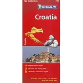 Michelin Croatia Road and Tourist Map