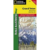National Geographic Trails Illustrated Map Grand Teton National Park: Wyoming, USA