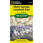National Geographic Trails Illustrated Topographic Map Idaho Springs / Loveland Pass: Colorado