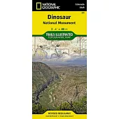 National Geographic Trails Illustrated Topographic Map Dinosaur National Monument: Colorado - Utah