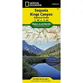National Geographic Trails Illustrated Map Sequoia/Kings Canyon National Parks California, USA