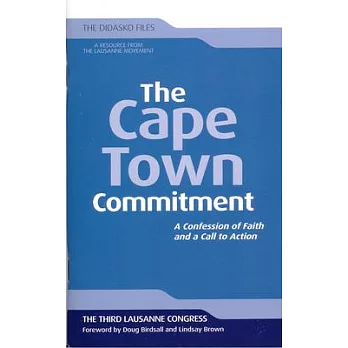 The Cape Town Commitment: A Confession of Faith and a Call to Action