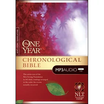 The One Year Chronological Bible: New Living Translation: The Complete Holy Bible, New Living Translation, Arranged in 365 Daily