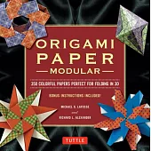 Modular Origami Paper Pack: 350 Colorful Papers Perfect for Folding in 3D