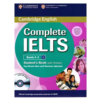 Complete IELTS Bands 4-5 Student’s Pack (Student’s Book with Answers with CD-ROM and Class Audio CDs (2))