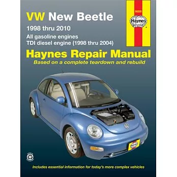 VW New Beetle 1998 Thru 2010: All Gasoline Engines - Tdi Diesel Engine (1998 Thru 2004)