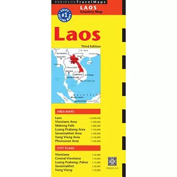 Periplus Travel Maps Laos
