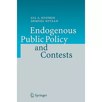 Endogenous Public Policy and Contests
