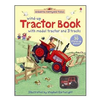 Wind-up tractor book