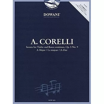 Corelli: Sonata, Op. 5, No 9 in a Major: For Violin and Basso Continuo