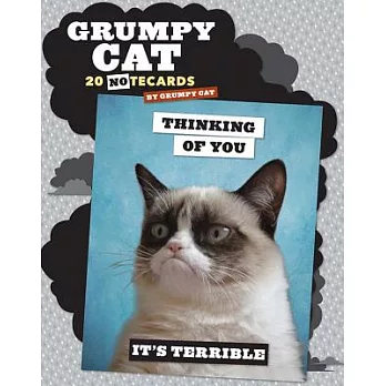 Grumpy Cat Notecards: 20 Notecards & Envelopes