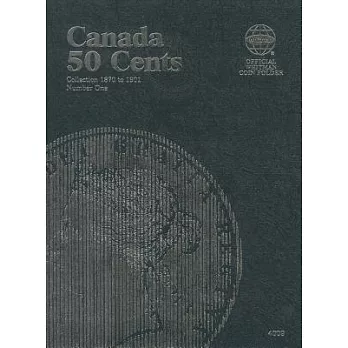 Canada 50 Cent Collection 1870 to 1901 Coin Folder