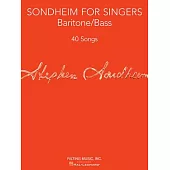 Sondheim for Singers: Baritone/Bass: 40 Songs