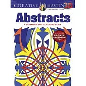 Abstracts Adult Coloring Book: A 3-dimensional Coloring Book