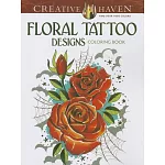 Floral Tattoo Designs Adult Coloring Book