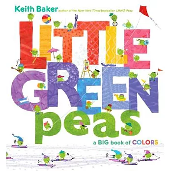Little green peas : a big book of colors /