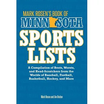 Mark Rosen’s Book of Minnesota Sports Lists: A Compilation of Bests, Worsts, and Head-scratchers from the Worlds of Baseball, Fo