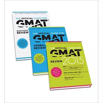 The Official Guide for GMAT Review 2015 + - The Official Guide for GMAT Verbal Review Guide 2015 + The Officail Guide for GMAT Q