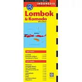Periplus Travel Map Lombok & Komodo