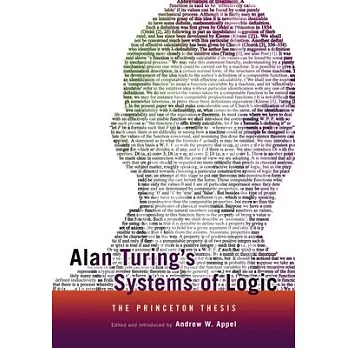 Alan Turing’s Systems of Logic: The Princeton Thesis