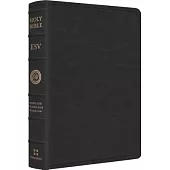 The Holy Bible: English Standard Version, Black Goatskin, Heirloom, Wide Margin, Reference Bible