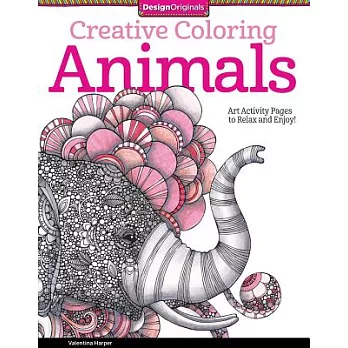 Animals Adult Coloring Book: Art Activity Pages to Relax and Enjoy!