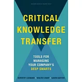 Critical Knowledge Transfer: Tools for Managing Your Company’s Deep Smarts