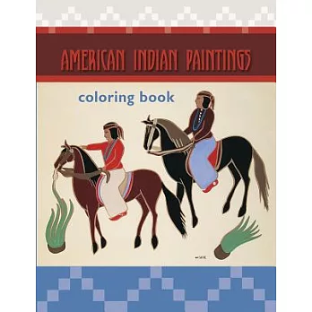 American Indian Paintings Coloring Book