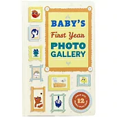 Baby’s First Year Photo Gallery: Album With 12 Monthly Photo Cards