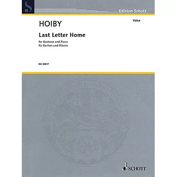 Last Letter Home: Solo Version for Baritone and Piano