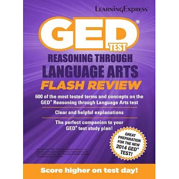 GED Test Reasoning Through Language Arts Flash Review