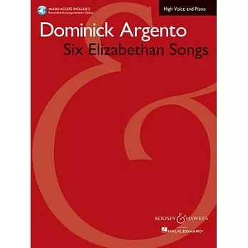 Six Elizabethan Songs: High Voice and Piano