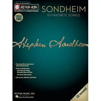 Sondheim: Book and Cd for B Flat, E Flat, C and Bass Clef Instruments