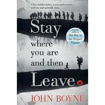 Stay where you are and then leave /