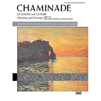 Le Matin and Le Soir Morning and Evening Opus 79: For Two Pianos, Four Hands: Two Copies required for performance