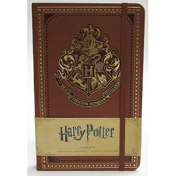 哈利波特：霍格華茲經典硬殼橫線筆記本（13 x 21 cm / 192 頁）Harry Potter Hogwarts Hardcover Ruled Journal
