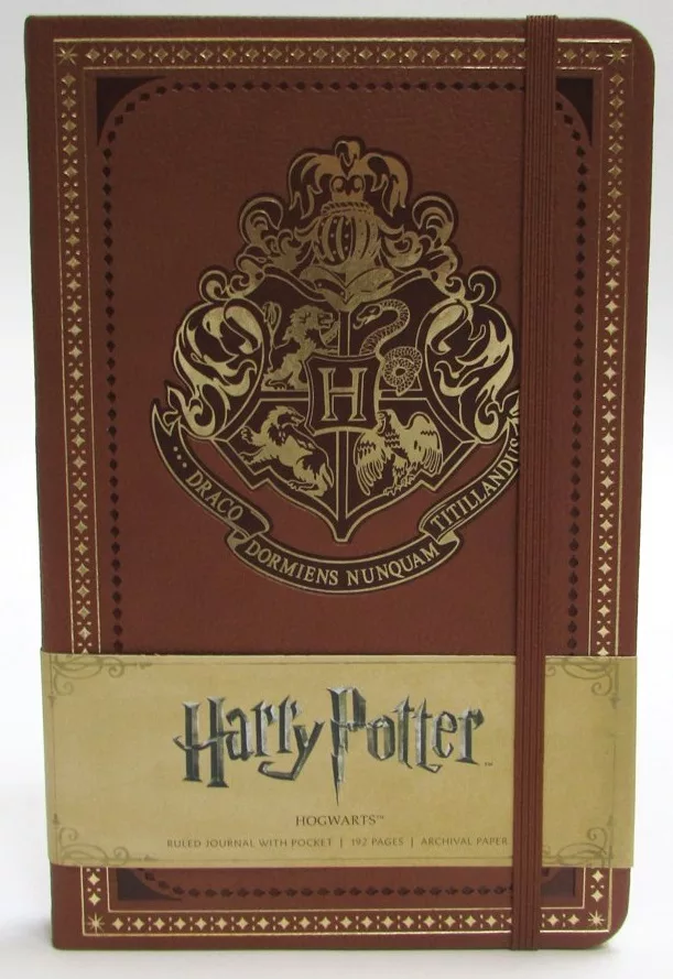 哈利波特：霍格華茲經典硬殼橫線筆記本（13 x 21 cm / 192 頁）Harry Potter Hogwarts Hardcover Ruled Journal