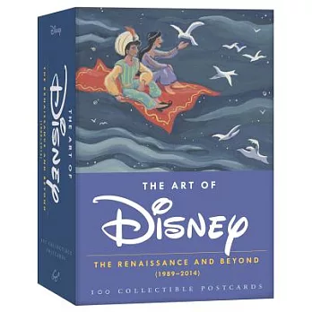 Art of Disney 2015 Postcard Box: The Renaissance and Beyond (1989-2014)迪士尼經典動畫明信片1989 ~2014年(100張不重複)