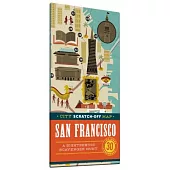 City Scratch-Off Map San Francisco: A Sightseeing Scavenger Hunt