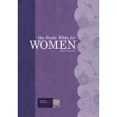 The Study Bible for Women: New King James Version, Plum / Lilac, Leathertouch,