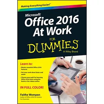 Microsoft Office 2016 at Work for Dummies