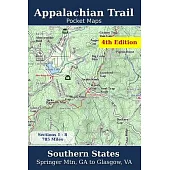 Appalachian Trail Pocket Maps Southern States