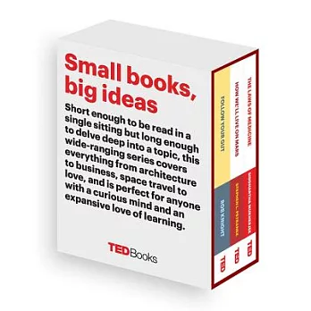 Ted Books: Small books, Big Ideas.: Follow Your Gut / The Laws of Medicine / How We’ll Live on Mars