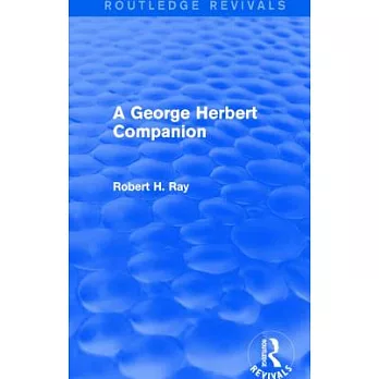 博客來-A George Herbert Companion (Routledge Revivals)