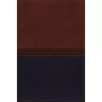 The Macarthur Study Bible: New King James Version, Auburn/Navy Leathersoft