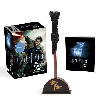 哈利波特魔杖迷你版（可發光）Harry Potter Wizard’s Wand With Sticker Book: Lights Up!