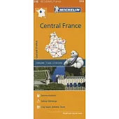 Michelin Regional Maps Central France