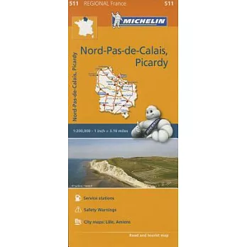 Michelin Regional Nord-Pas-de-Calais, Picardy